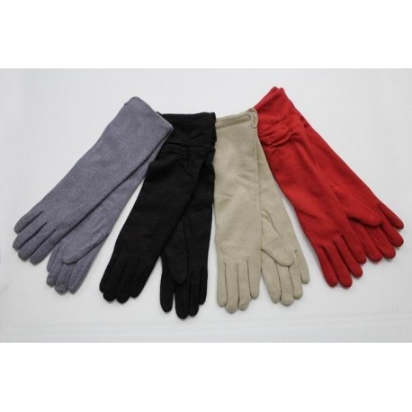 Angora  Thick long women's gloves