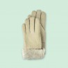 Winter Gloves – Leather with Faux Fur Cuff for Women