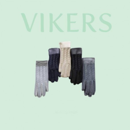 Rękawiczki damskie włóczkowe F24 - Hurt