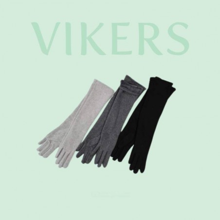 Women's long cotton gloves F25 - Wholesale