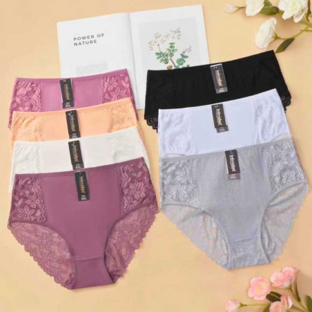 Bawełniane majtki Intimidao 6826 – hurtownia majtek z szeroką ofertą rozmiarów, idealna dla każdego klienta Twojego sklepu.