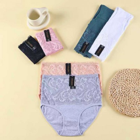Intimidao panties 3804 - Wholesale cotton and lace panties