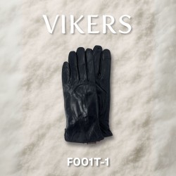 Women's leather gloves VIKERS FO01T - wholesale winter gloves with touch function