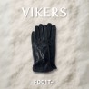 Women's leather gloves VIKERS FO01T - wholesale winter gloves with touch function