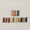 Damskie rękawiczki skórzane VIKERS F1-1 – kolorowe, zimowe, hurtownia