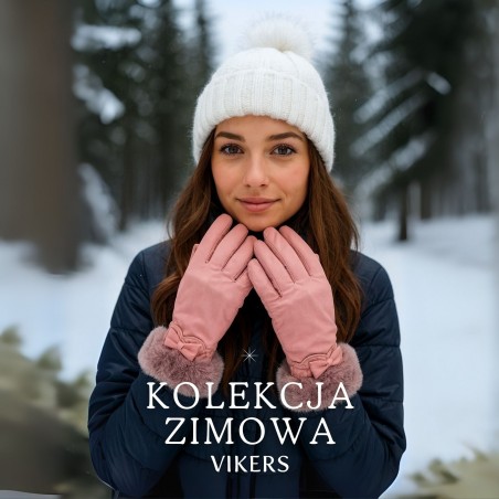 Rękawiczki Damskie Skórzane Vikers F1