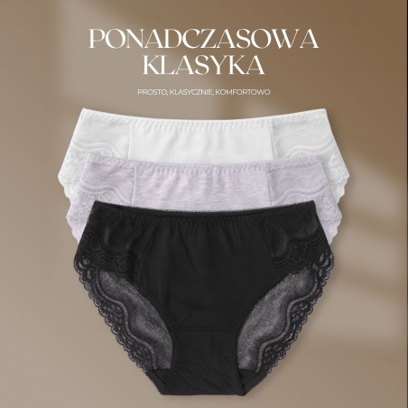 Figi Intimidao 2335 – klasyczne majtki damskie koronkowe 2XL–4XL | Hurtownia bielizny Anfen.eu