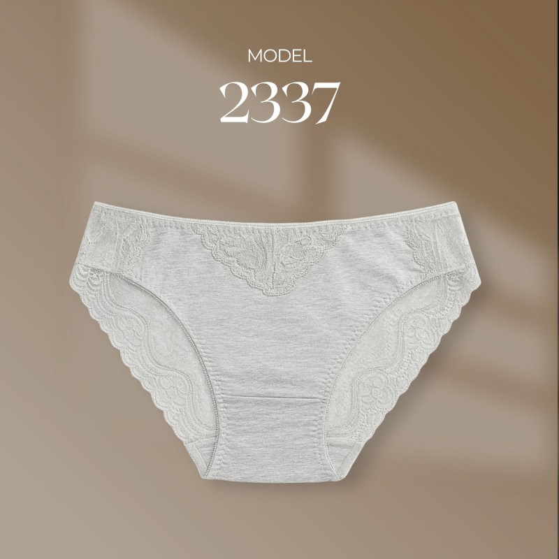 Intimidao 2337 - women's cotton panties with lace | Anfen.eu lingerie wholesaler