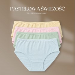Intimidao Q7800S panties - classic panties in pastel colours - BIO cotton | Anfen.eu lingerie wholesaler