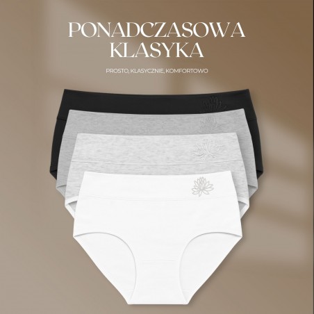 Majtki Intimidao Q7177S – figi damskie BIO Bawełna Premium w pastelowych kolorach | Hurtownia bielizny Anfen.eu