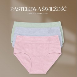 Intimidao panties Q7177S - women's panties BIO Cotton Premium in pastel colours | Anfen.eu lingerie wholesaler