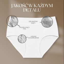 Intimidao panties Q7177S - women's panties BIO Cotton Premium in pastel colours | Anfen.eu lingerie wholesaler