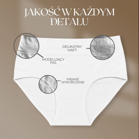Majtki Intimidao Q7177S – figi damskie BIO Bawełna Premium w pastelowych kolorach | Hurtownia bielizny Anfen.eu