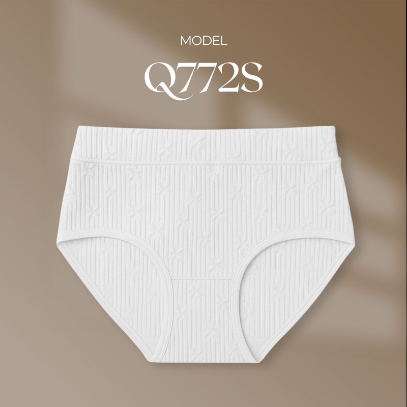 Intimidao Q772S - women's panties BIO Cotton Premium in ribbed pattern | Anfen.eu lingerie wholesaler