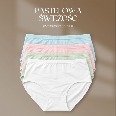Intimidao panties Q719S - smooth women's panties BIO Cotton Premium in pastel colours | Lingerie wholesaler Anfen.eu