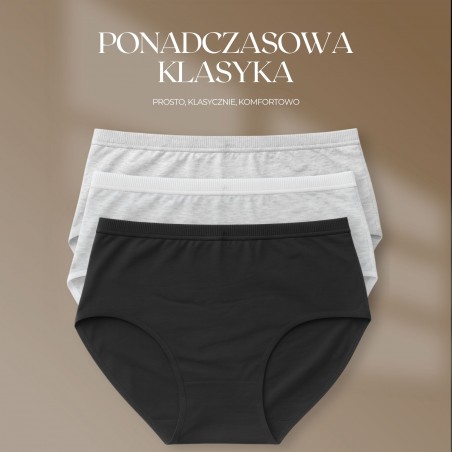 Majtki Intimidao Q719S – gładkie figi damskie BIO Bawełna Premium w pastelowych kolorach | Hurtownia bielizny Anfen.eu