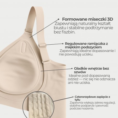 Intimidao 8067 seamless bra - 3D moulded cups - Anfen.eu lingerie wholesaler