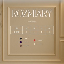 Biustonosz Anfen 25-001D | Bardotka