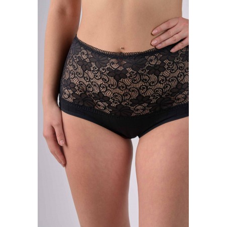 Figi Intimidao D48 - Majtki z koronką - zabudowane z tyłu - Hurtownia Bielizny