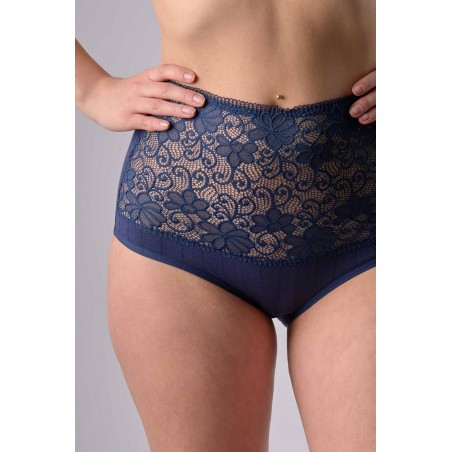 Figi Intimidao D48 - Majtki z koronką - zabudowane z tyłu - Hurtownia Bielizny