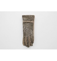 Women's fabric gloves F32 - Wholesale