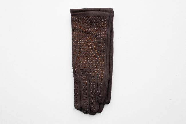 Women's material gloves F33
