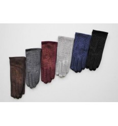 Women's fabric gloves F33 - Wholesale