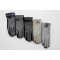 Women's fabric gloves F31 - Wholesale