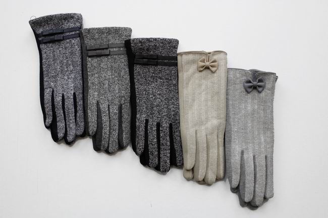 Women's material gloves F31