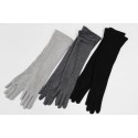 Women's long cotton gloves F25 - Wholesale